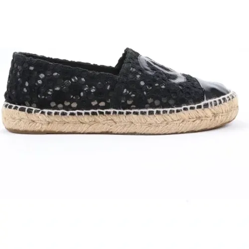 Pre-owned Flats, female, , Size: 7 US Pre-owned Leather espadrilles - Chanel Vintage - Modalova