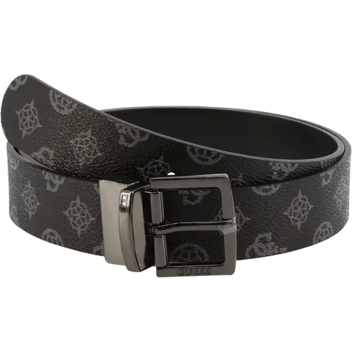 Reversible Belt with 4G Print , male, Sizes: L, S - Guess - Modalova