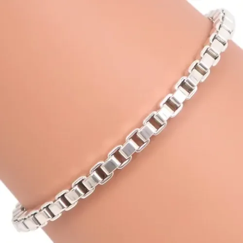 Pre-owned Jewellery, female, , Size: ONE SIZE Pre-owned Silver bracelets - Tiffany & Co. Pre-owned - Modalova