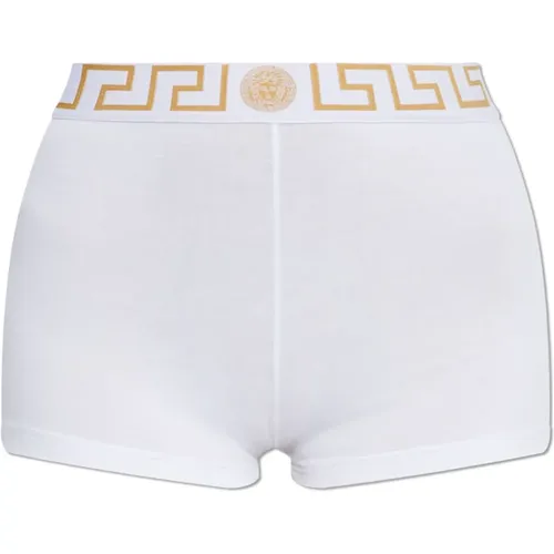 Bottoms, female, , Size: L Boxers with logo - Versace - Modalova