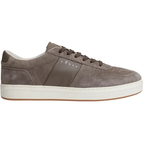 Sneakers Aw24 Leather Details , male, Sizes: 8 1/2 UK, 5 1/2 UK, 9 UK, 6 1/2 UK, 10 UK, 8 UK, 7 UK, 6 UK, 7 1/2 UK, 5 UK, 9 1/2 UK - Hogan - Modalova