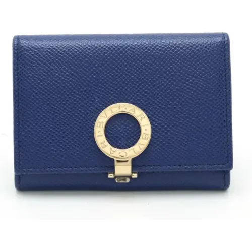 Pre-owned Wallets, female, , Size: ONE SIZE Pre-owned Leather wallets - Bvlgari Vintage - Modalova