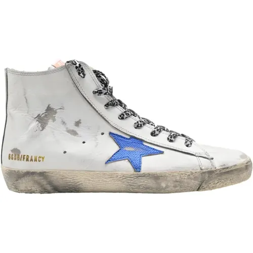 Weiße Blaue Sneakers Francy Stil - Golden Goose - Modalova