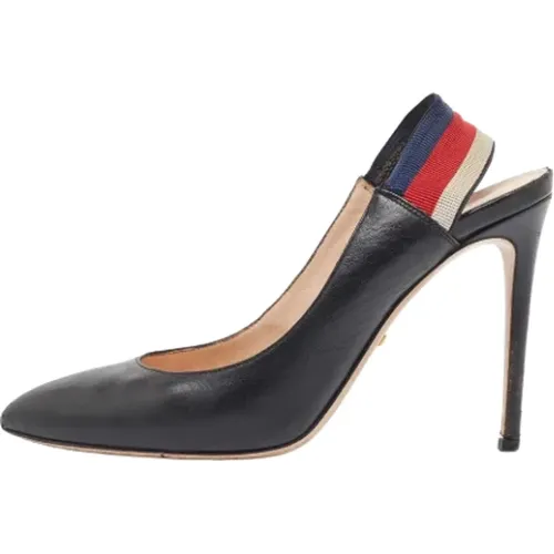 Pre-owned Pumps, female, , Size: 10 US Pre-owned Leather heels - Gucci Vintage - Modalova