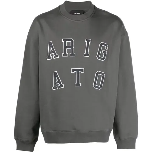 Casual Grey Cotton Sweatshirt , male, Sizes: S - Axel Arigato - Modalova