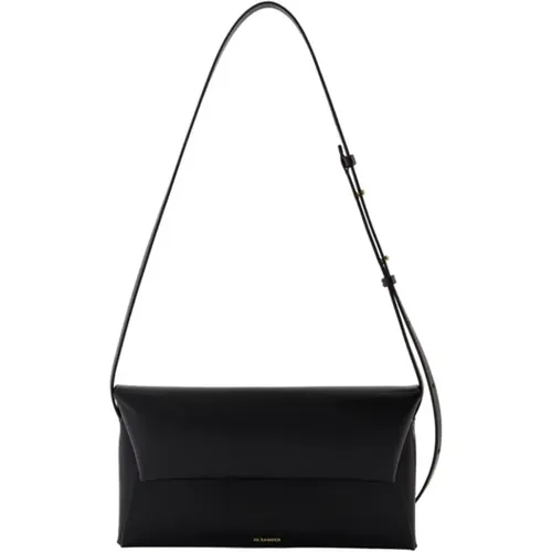 Shoulder Bags, female, , Size: ONE SIZE Leather Crossbody Bag - Jil Sander - Modalova