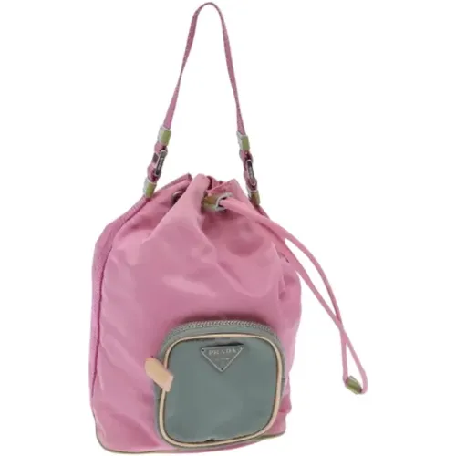 Pre-owned Bucket Bags, female, , Size: ONE SIZE Pre-owned Nylon prada-bags - Prada Vintage - Modalova