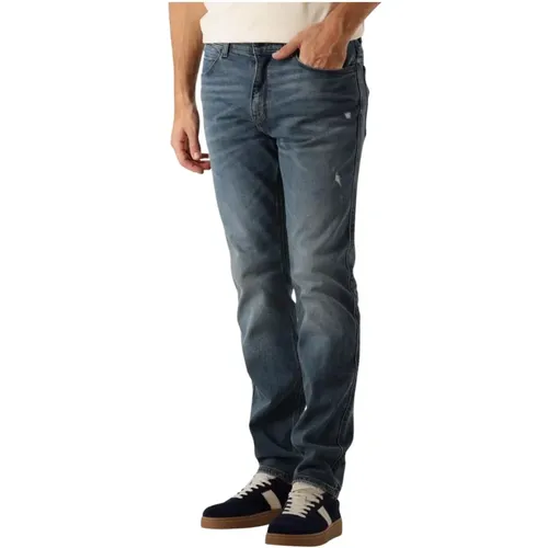 Slim Fit Herren Jeans Blau , Herren, Größe: W31 L34 - Hugo Boss - Modalova