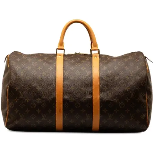 Pre-owned Weekend Bags, female, , Size: ONE SIZE Pre-owned Canvas louis-vuitton-bags - Louis Vuitton Vintage - Modalova