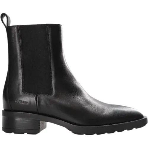 Schwarze Leder Chelsea Boots , Damen, Größe: 37 EU - Copenhagen Studios - Modalova