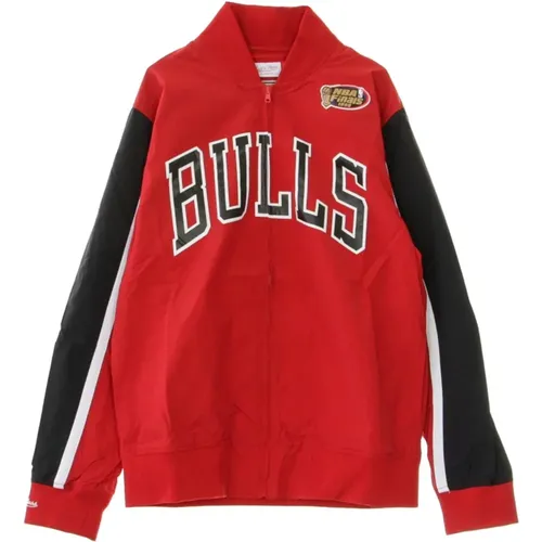 NBA Hook Shoot Warm Up Jacke , Herren, Größe: L - Mitchell & Ness - Modalova