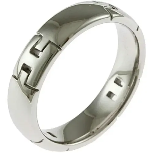 Pre-owned Jewellery, male, , Size: ONE SIZE Pre-owned White Gold hermes-jewelry - Hermès Vintage - Modalova