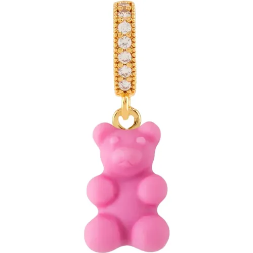 Nostalgia Bear Pendant With Pave Connector , female, Sizes: ONE SIZE - Crystal Haze - Modalova