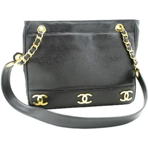 Pre-owned Shoulder Bags, female, , Size: ONE SIZE Pre-owned Leather shoulder-bags - Chanel Vintage - Modalova