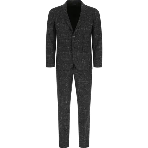 Single Breasted Suits, male, , Size: L Stylish Outfits - Brian Dales - Modalova