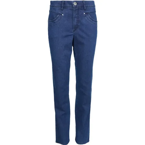 Slim Fit Denim Jeans , Damen, Größe: 2XL - 2-Biz - Modalova