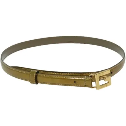 Pre-owned Belts, female, , Size: ONE SIZE Pre-owned Leather belts - Gucci Vintage - Modalova