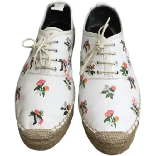 Pre-owned Flats, female, , Size: 6 US Pre-owned Leather espadrilles - Saint Laurent Vintage - Modalova