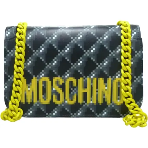 Schwarze Stilvolle Taschen Kollektion - Moschino - Modalova