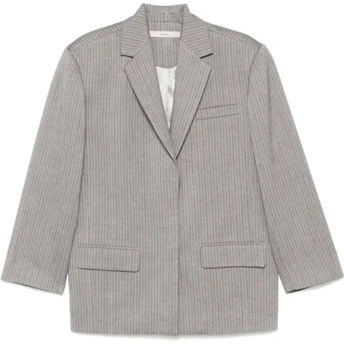 Gestreifter Oversize-Blazer , Damen, Größe: XS - Remain Birger Christensen - Modalova