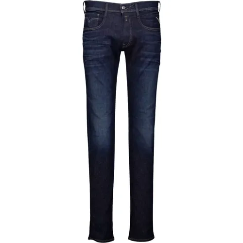 Jeans Stylish Model , male, Sizes: W34 L32, W30 L32, W30 L34, W34 L36, W36 L36, W36 L34, W33 L36, W31 L34, W34 L34, W32 L34, W38 L34, W31 L32 - Replay - Modalova