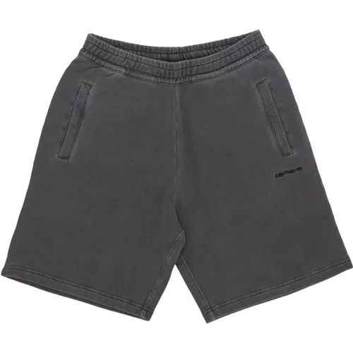 Schwarze Duster Sweat Shorts - Streetwear Kollektion - Carhartt WIP - Modalova