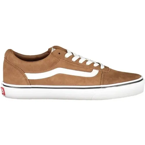 Stylische Lace-up Sports Sneakers mit Kontrast , Herren, Größe: 42 1/2 EU - Vans - Modalova