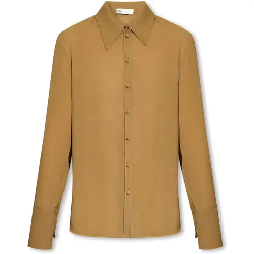 Buttoned shirt , female, Sizes: S, XS - TORY BURCH - Modalova