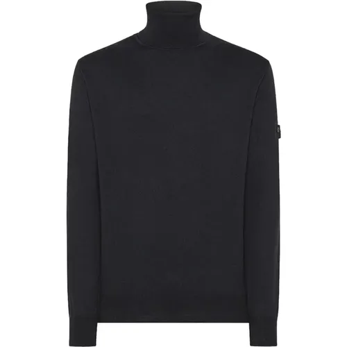 Turtlenecks, male, , Size: L Wool Blend Sweater Urban Style - Peuterey - Modalova