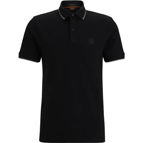 Slim Fit Polo Shirt with Logo Patch , male, Sizes: 2XL, S, 3XL, L, M - Hugo Boss - Modalova