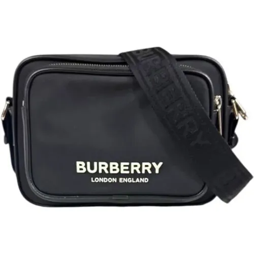 Pre-owned Cross Body Bags, male, , Size: ONE SIZE Pre-owned Nylon Shoulder Bag - Burberry Vintage - Modalova