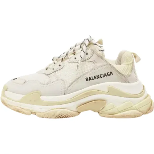 Pre-owned Sneakers, female, , Size: 8 US Pre-owned Leather sneakers - Balenciaga Vintage - Modalova