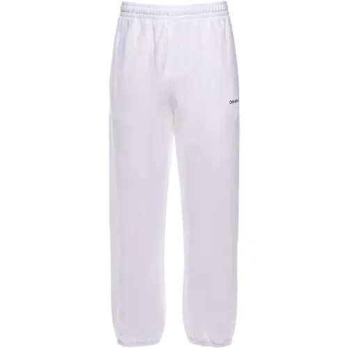 Off , Sweatpants, male, , Size: L Sweatpants - Off White - Modalova