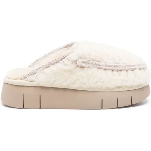 Shearling Mules , female, Sizes: 7 UK, 8 UK, 6 UK, 5 UK, 4 UK, 3 UK - Mou - Modalova