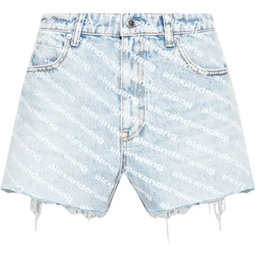 Jeans-Shorts , Damen, Größe: W26 - alexander wang - Modalova