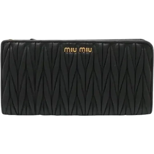 Pre-owned Leder portemonnaies - Miu Miu Pre-owned - Modalova