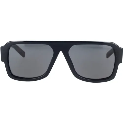 Stilvolle Pilotenbrille , Herren, Größe: 56 MM - Prada - Modalova