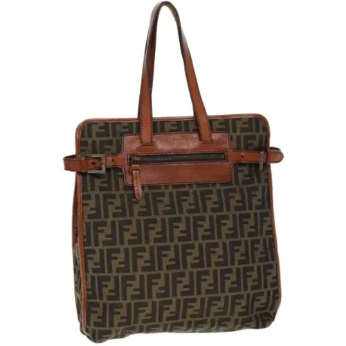 Pre-owned Tote Bags, female, , Size: ONE SIZE Pre-owned Canvas fendi-bags - Fendi Vintage - Modalova