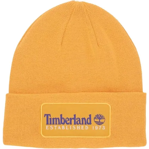 Beanies, male, , Size: ONE SIZE Vintage Beanie Dark Cheddar Hat - Timberland - Modalova