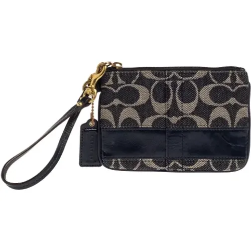 Pre-owned Clutches, female, , Size: ONE SIZE Pre-owned Canvas clutches - Coach Pre-owned - Modalova