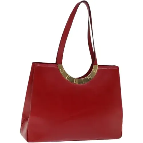 Pre-owned Tote Bags, female, , Size: ONE SIZE Pre-owned Leather celine-bags - Celine Vintage - Modalova