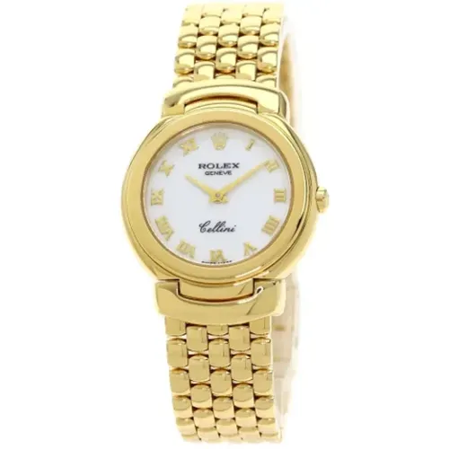 Pre-owned Gold watches , female, Sizes: ONE SIZE - Rolex Vintage - Modalova