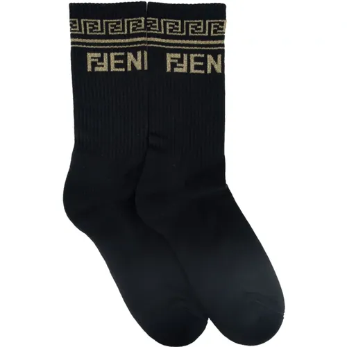 Socks, male, , Size: S Men's Slip-On Socks - Versace - Modalova