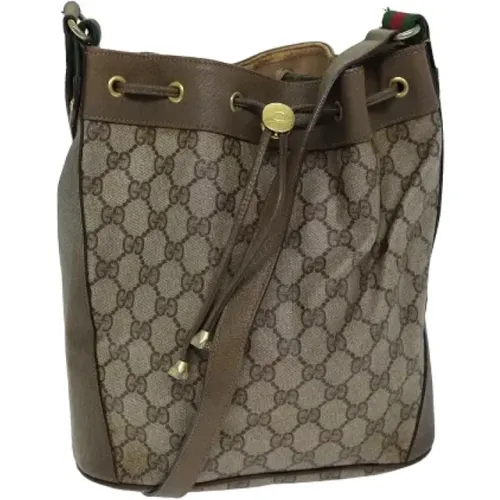 Pre-owned Canvas gucci-bags , female, Sizes: ONE SIZE - Gucci Vintage - Modalova