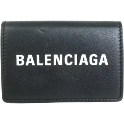 Pre-owned Wallets, unisex, , Size: ONE SIZE Pre-owned Leather wallets - Balenciaga Vintage - Modalova