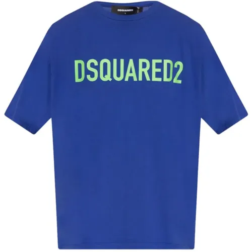 T-Shirts, male, , Size: M Basic T-Shirt - Dsquared2 - Modalova