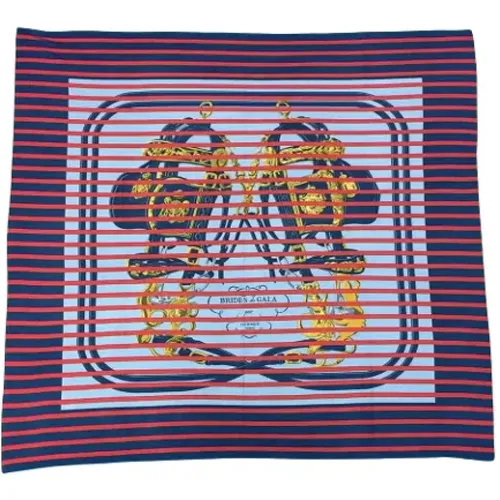 Pre-owned Scarves, female, , Size: ONE SIZE Pre-owned Silk scarves - Hermès Vintage - Modalova