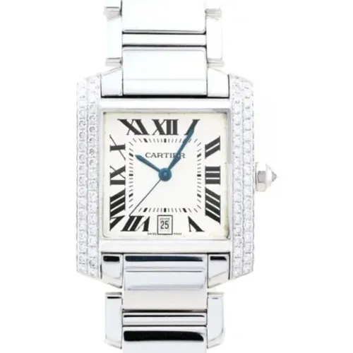 Pre-owned Metal watches , male, Sizes: ONE SIZE - Cartier Vintage - Modalova