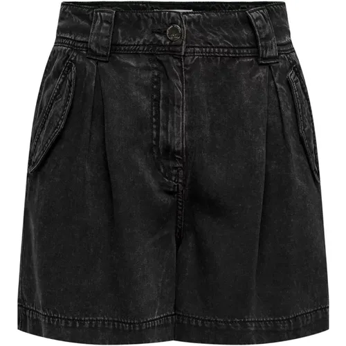 Lyocell Front Pocket Shorts , female, Sizes: S, M, L, XS, XL - Only - Modalova