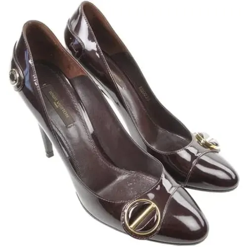 Pre-owned Pumps, female, , Size: 8 1/2 US Pre-owned Leather heels - Louis Vuitton Vintage - Modalova